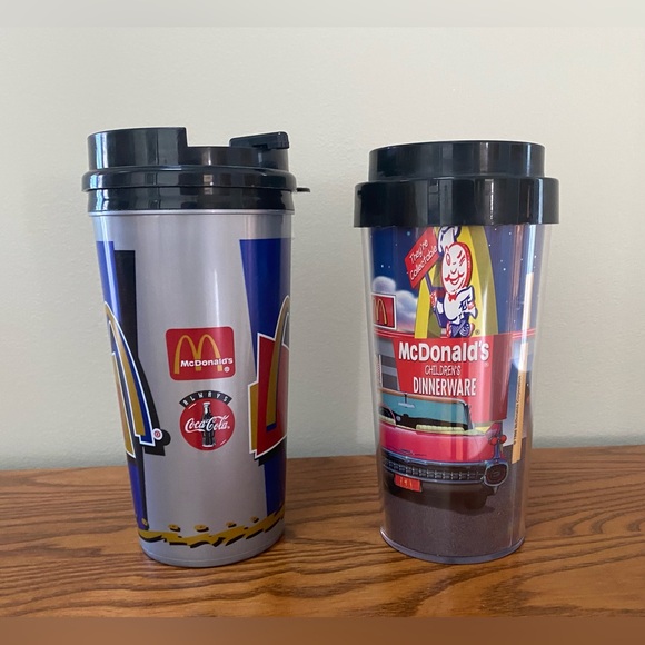 McDonald’s 16 oz Travel Tumblers (set of 2) NWOT - Picture 3 of 6